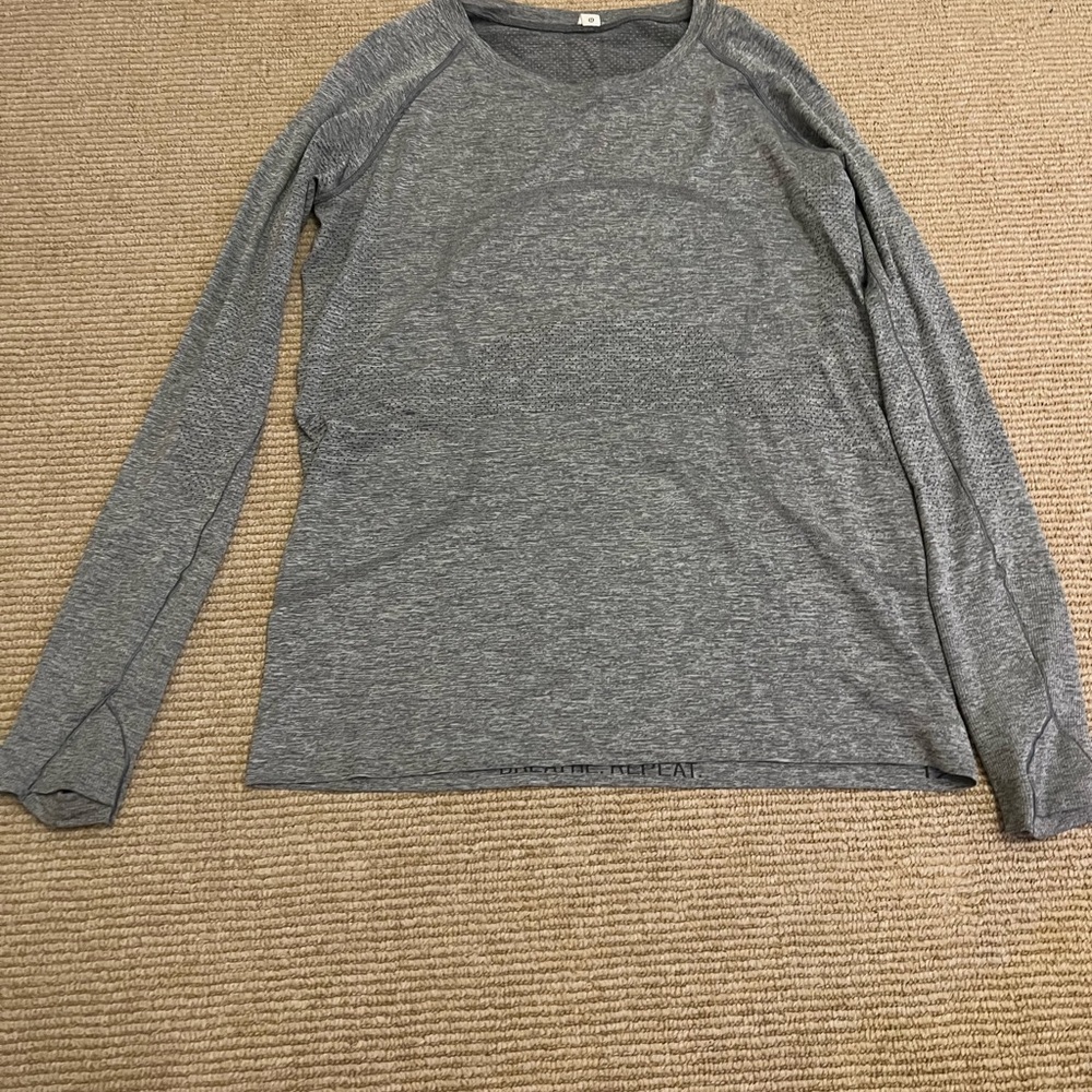 Lululemon gray swiftly tech long-sleeve